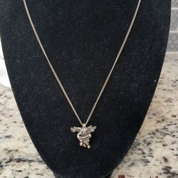 Silver. 925 Angel Necklace 
