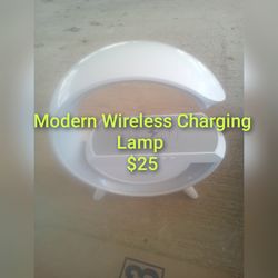 Modern Wireless Charging Lamp