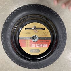 Marathon Industries 00210 Universal Fit, Flat Free, Hand Truck/All Purpose Utility Tire