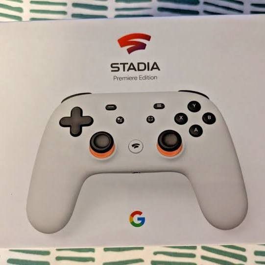 Google Stadia Bluetooth Gaming Controller - Controller/ W charger, No Chromecast