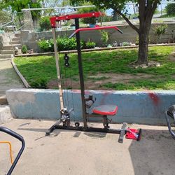 It's A Pull And Sled Ab Workout Station