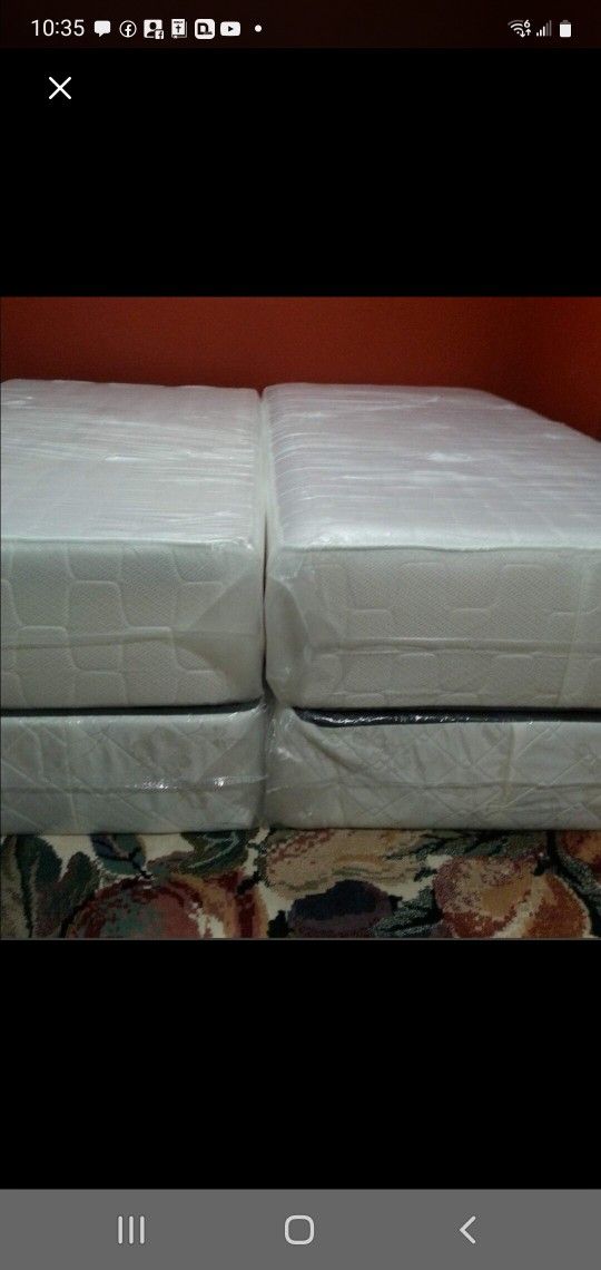 Two twin beds new can deliver