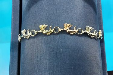 Bracelet - Tricolor Gold 14k (.585) 6.5 grams 6 inch