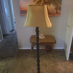 Antique Wooden Lamp