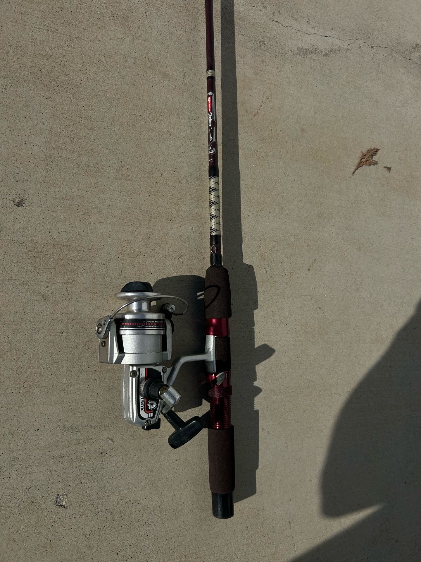 Fishing poles.