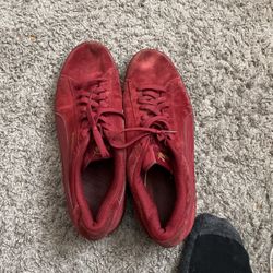 Men’s Suede burgundy pumas 