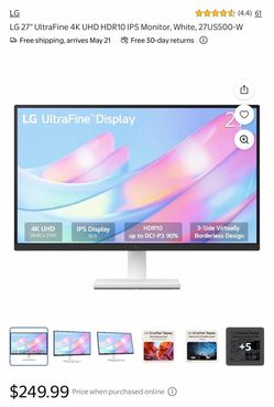 27” 4K UHD IPS Professional LG Monitor