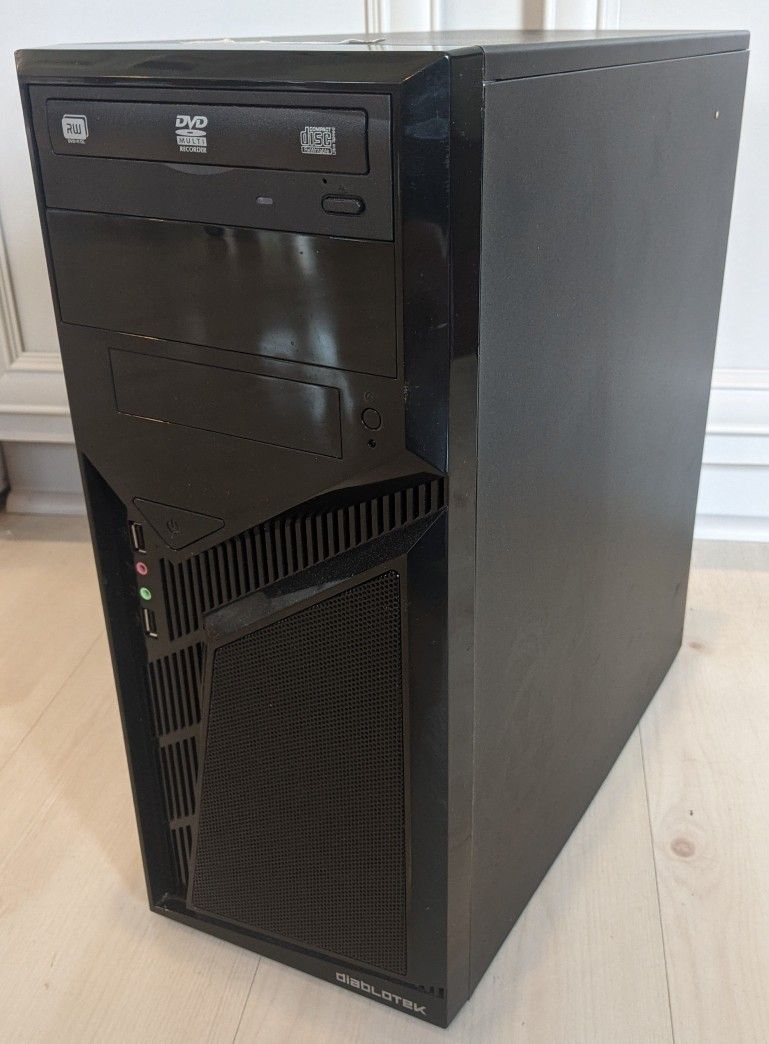 Diablotek PC Tower Case Computer Enclosure 