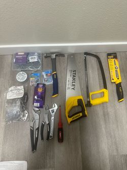 Assorted Hand Tools and Saws