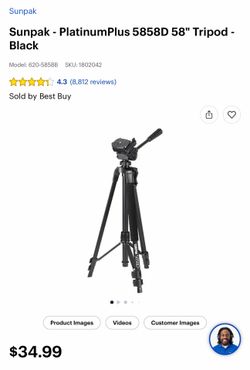Sunpak 5858DLX tripod