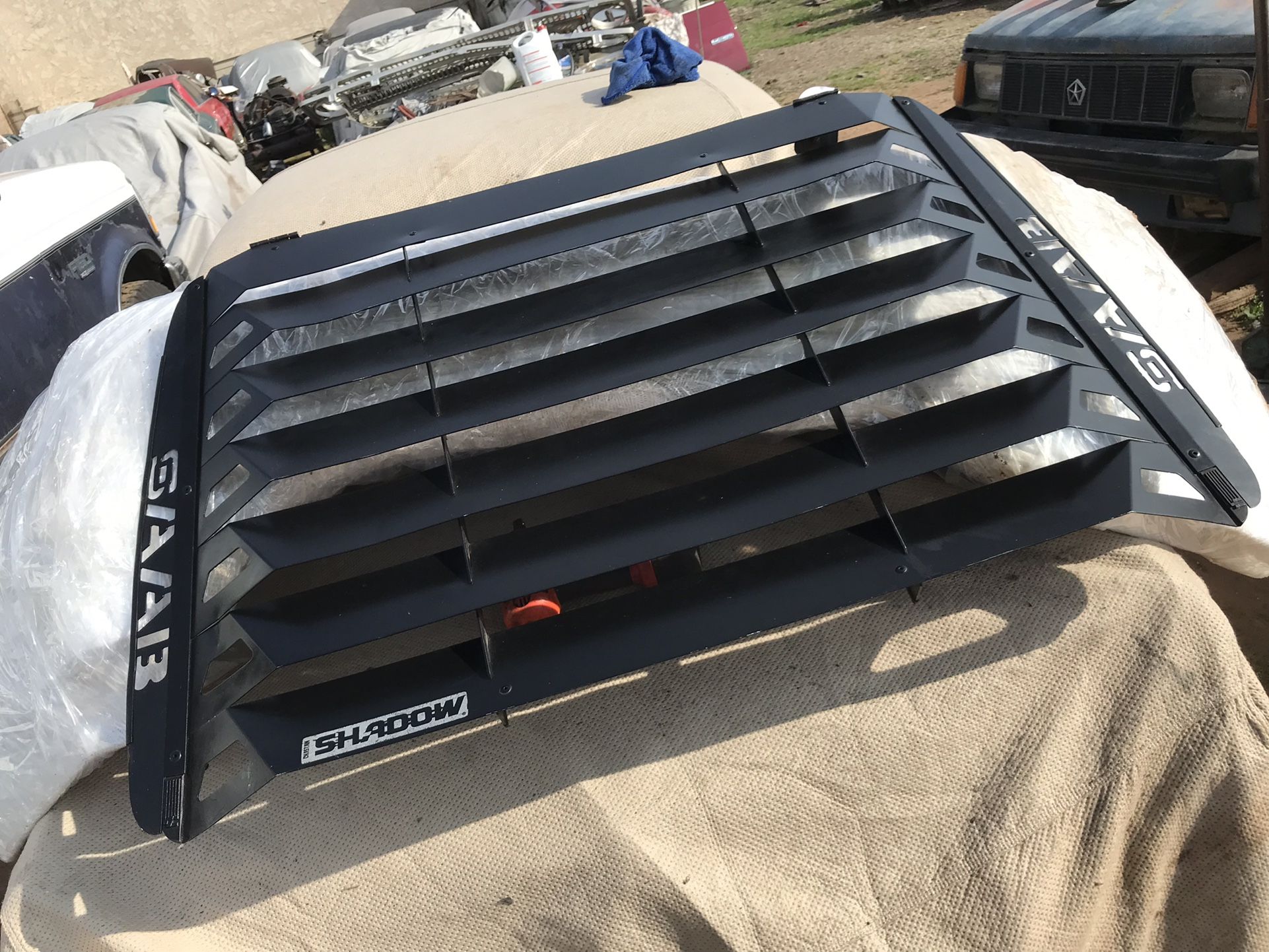 Rare Vintage Saab 900 Turbo Chastain Back Window Louvers Shadow Blind Racing Rally Vintage