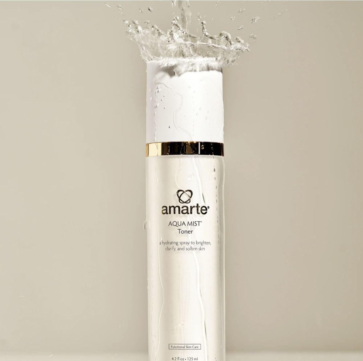 Amarte Aqua Mist Brightening Toner Hydrating Spray Brighten Clarify Soften Skin