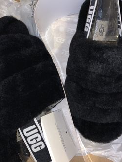Black Uggs Slippers Size 5
