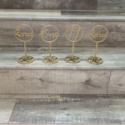 Table Numbers 1-15 - Wedding