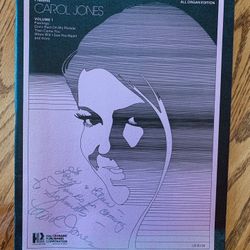 1976 Organ Music Book “Carol Jones” #100623A1