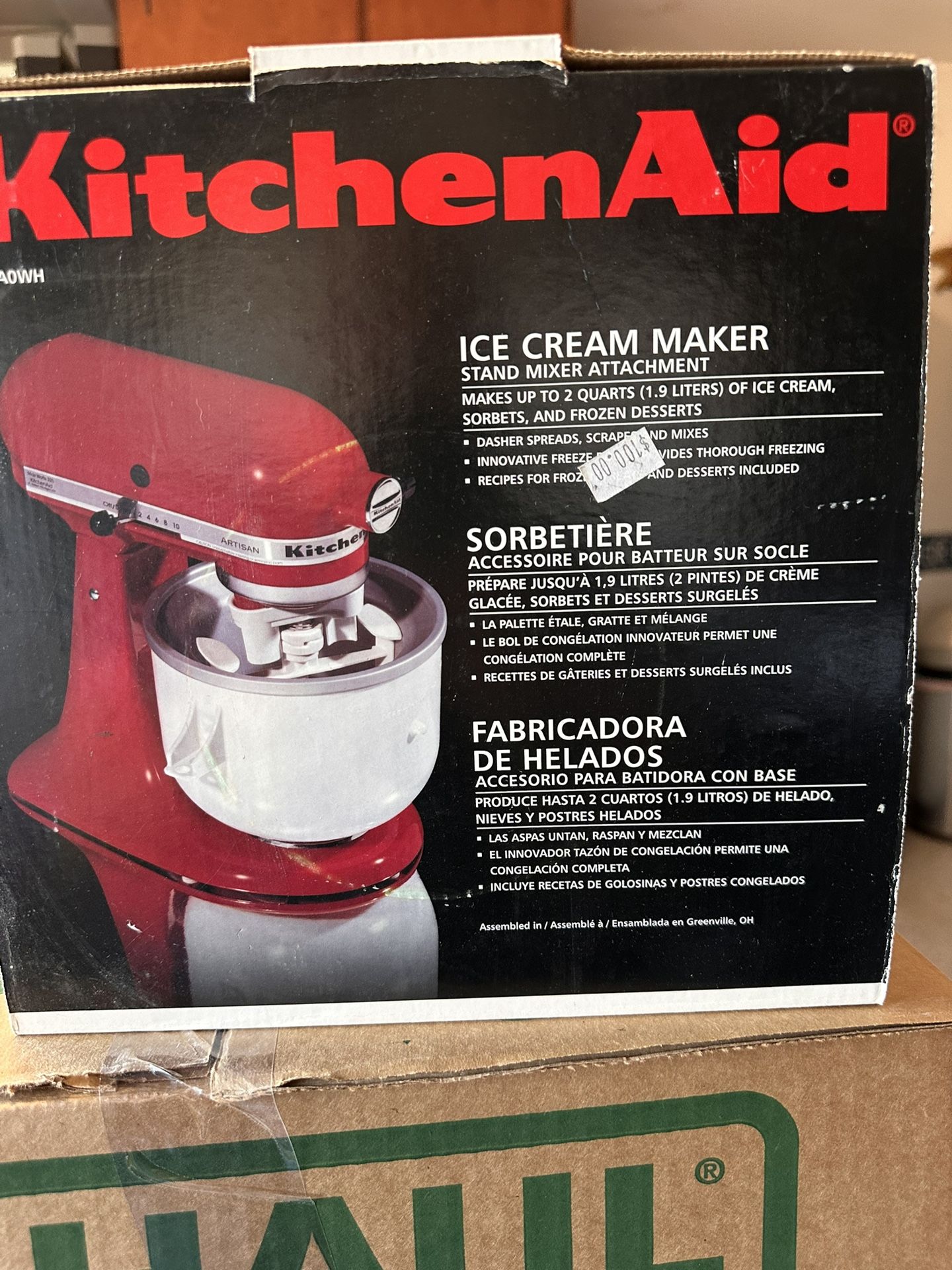 Kitchen Aid Ice cream