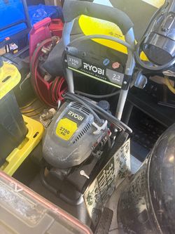 Ryobi 2700 psi pressure washer.