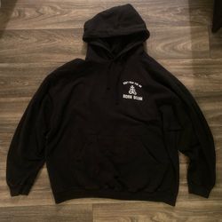 Black grunge hoodie