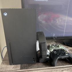 xbox series x (controllers, headset, ethernet cable!)