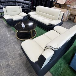 Modern Couch, Loveseat and Chair 3 Pcs SET