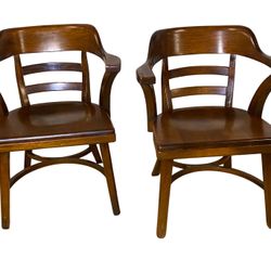 2 vintage High Point Bending & Chair Co. armchairs