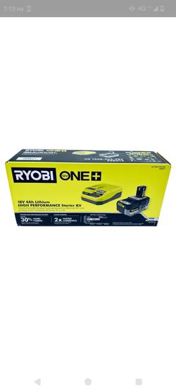 BRAND NEW RYOBI BATTERIES AND CHARGER