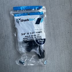 SharkBite 3/4-in PEX Crimp x 1/2-in MNPT Poly Male Adapter (5-Pack)