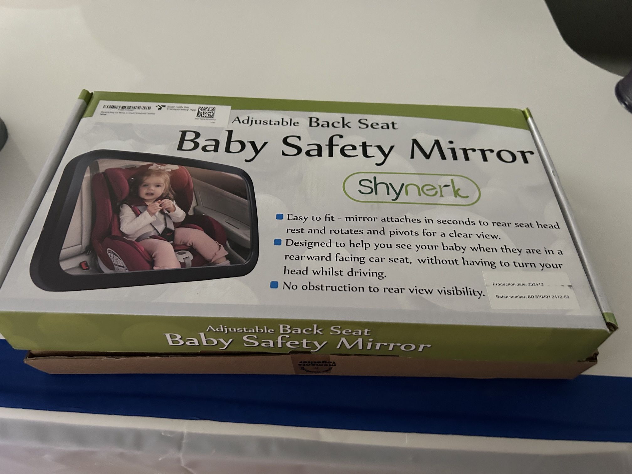 Baby Finger Print Kit And Car Mirror