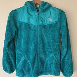 North Face Girls XL Fleece Zip Up Hoody