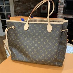 LOUIS VUITTON Never FULL Bag Brand New With Receipt
