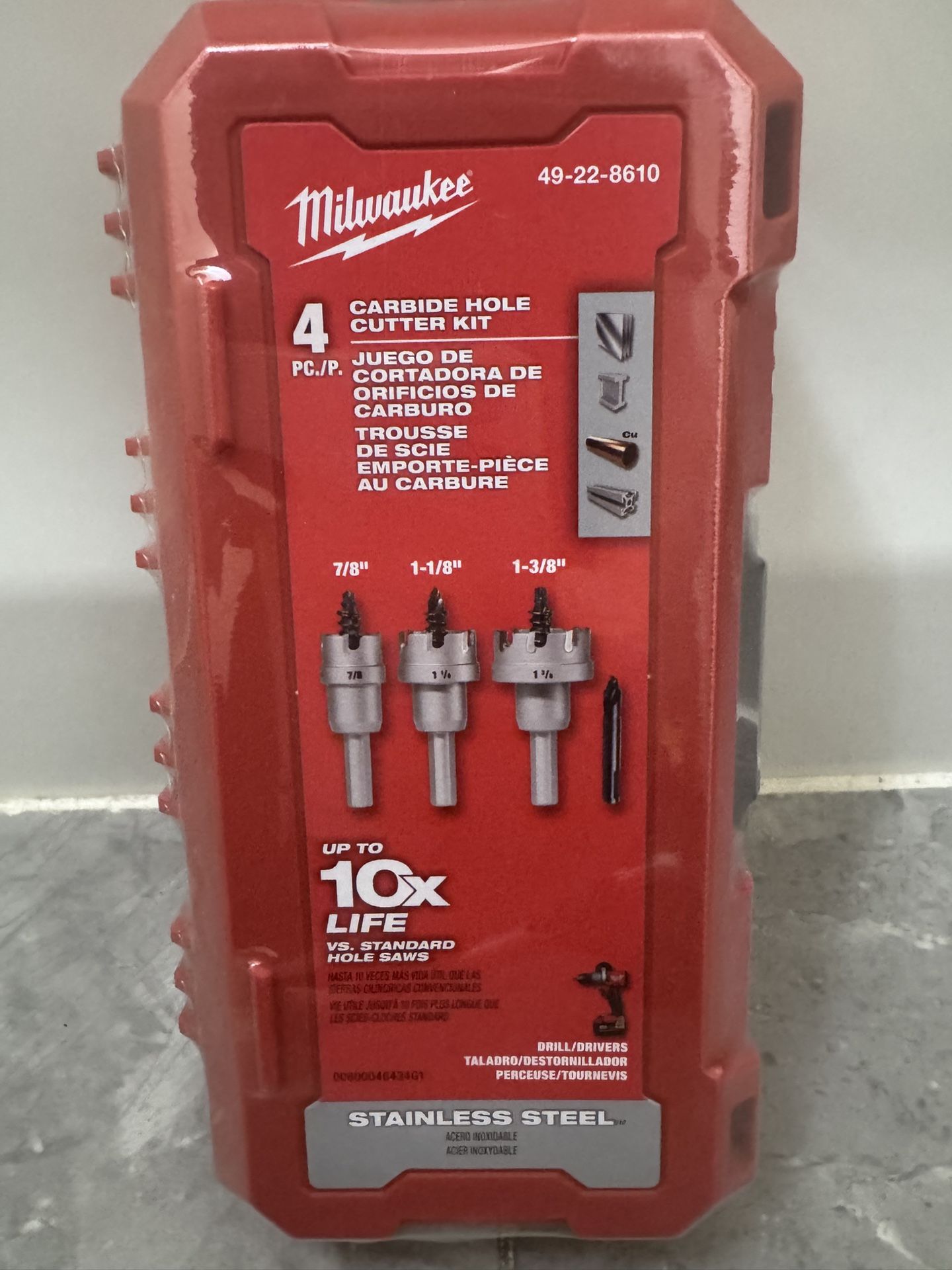 Milwaukee Carbide Hole Cutter Kit