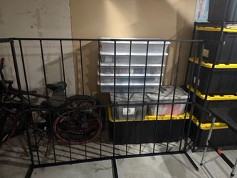 Queen metal bed frame