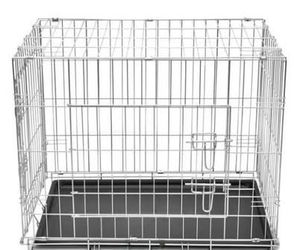 Medium white dog cage