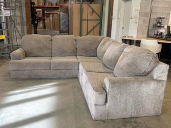 Modern Gray Ashley Furniture 2pc Sectional Sofa