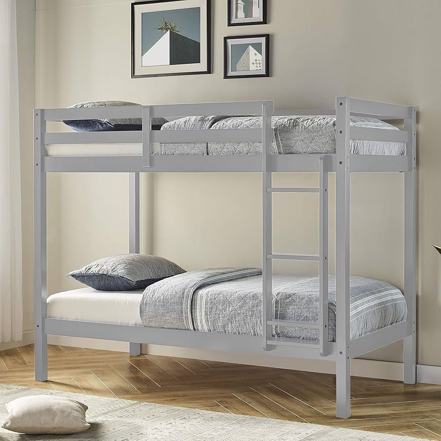 Twin Bunk Bed for Kids and Teens