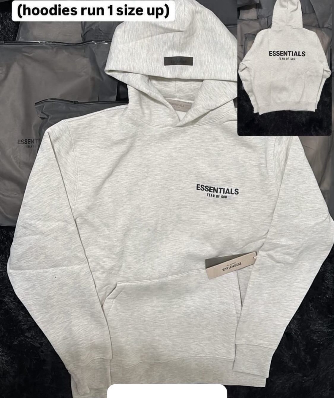 Light Oatmeal Essentials Hoodie