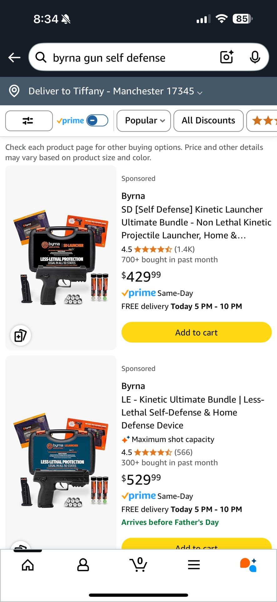 Byrna Self Defense Kinetic Launcher