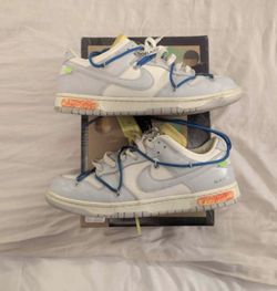 NO TRADES Off-White x Nike Dunk Low 'Lot 10 of 50' size 11