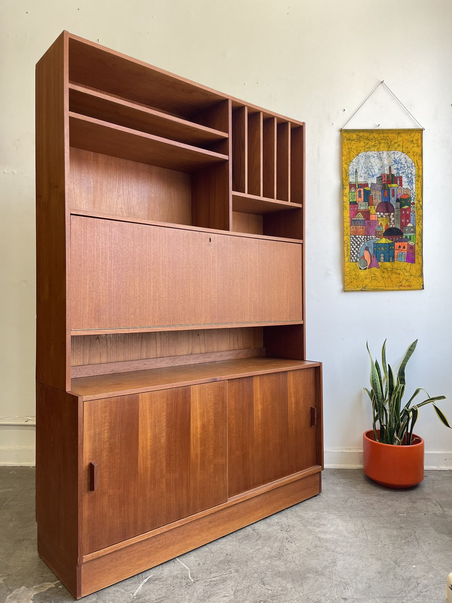 1970s Danish Wall Unit By Domino Mobler