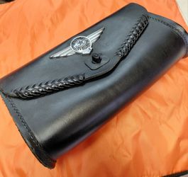 Harley Davidson Leather Bag For Whindshield