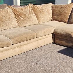 Downed Sectional Couch