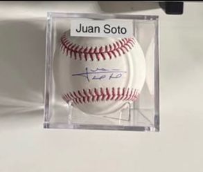Juan Soto signed baseball