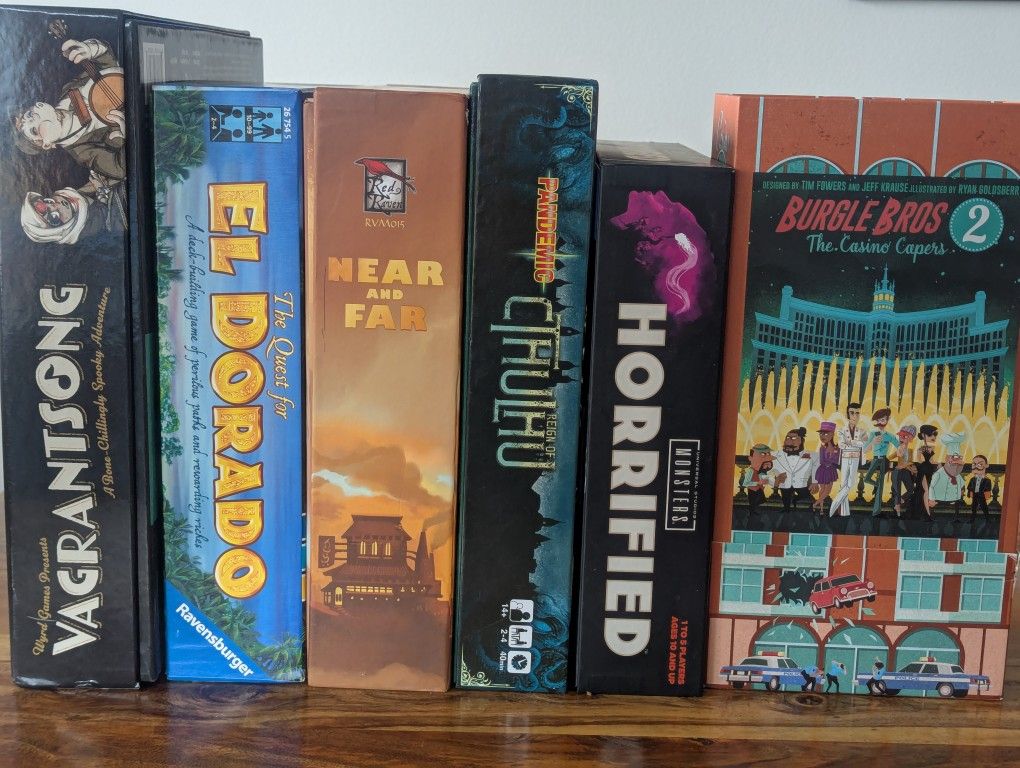 Used Board Games - Horrified/Vagrantsong/Mysterium And More!