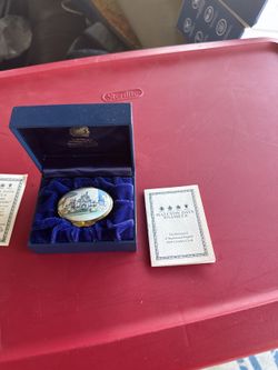 Halcyon Days Disneyland "45 Years of Magic" Castle Enamel Box - LE 806/1955