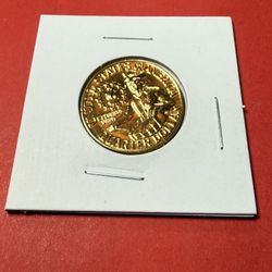 24 KT Gold Plates 1976 Bicentennial Quarter Little Drummer Boy