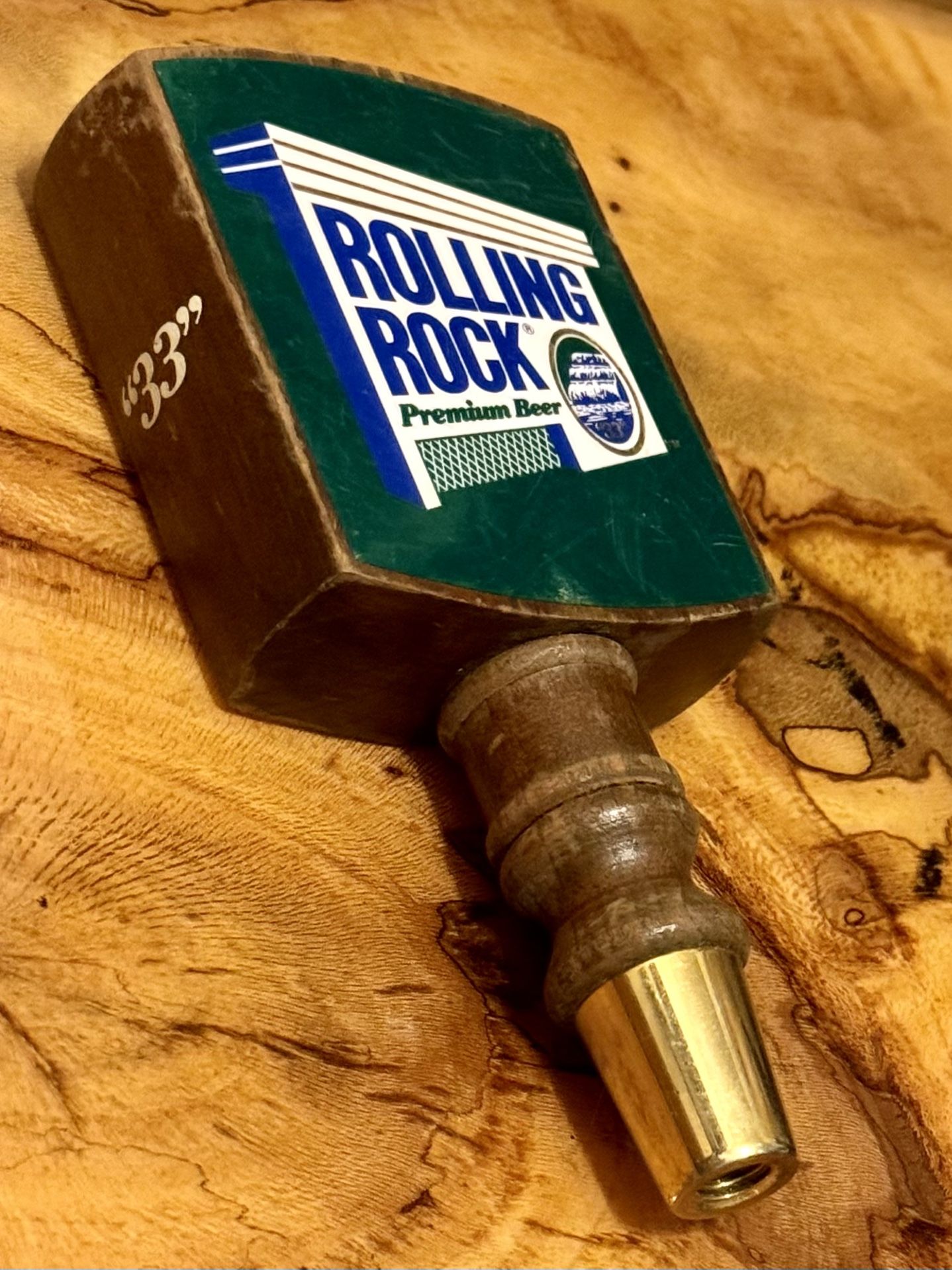 Rolling Rock “33” Tap Handle