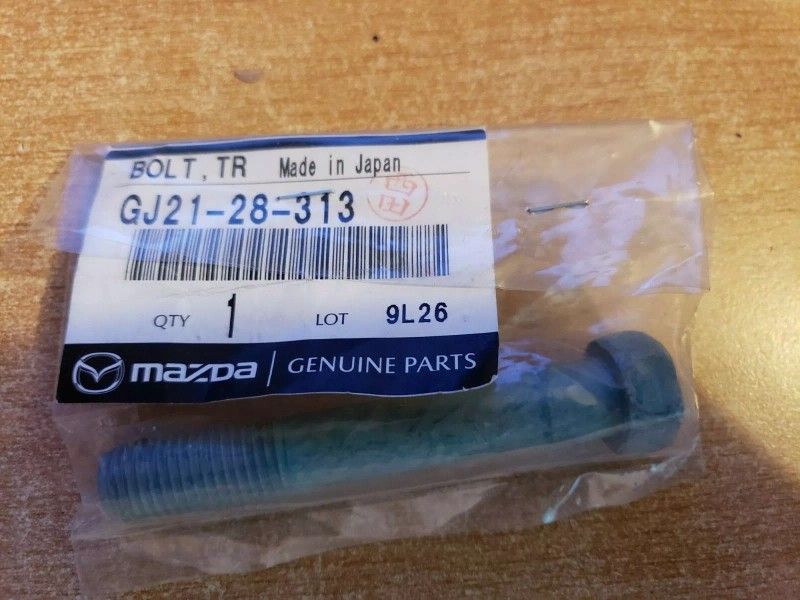 Trailing Arm Bolt - Mazda OEM (GJ21-28-313)