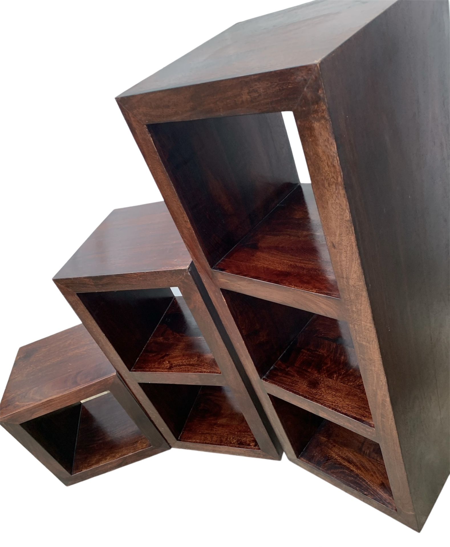 Cube storage / bookcase / multipurpose cubicle set of 3 