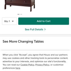 Orbelle Changing Table 