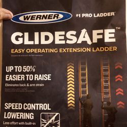 Warner Glide safe Ladder 28ft